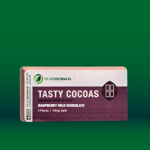 Tasty Hemp Oil: Tasty Cocoas (1 box of 4 chocoaltes)